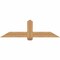 Ekena Millwork Eugene Smooth Timber Gable Bracket, Western Red Cedar, 60"W x 17"H x 3 1/2"D x 5 1/2"F, 7/12 Pitch GBW060X17X0406EUG00SWR - alternate 1